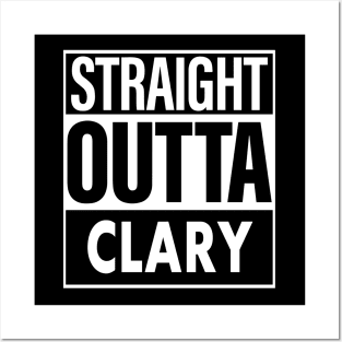 Clary Name Straight Outta Clary Posters and Art